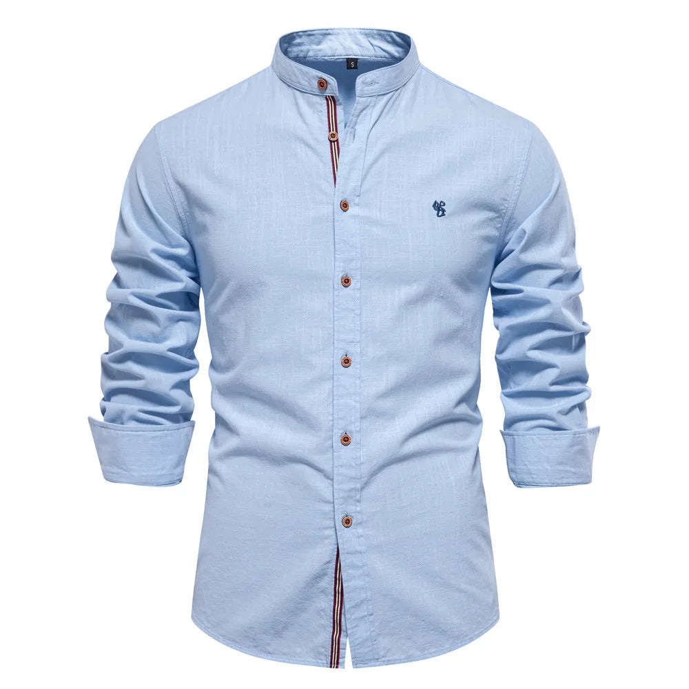 Camisa Social de Hombre Manga Larga