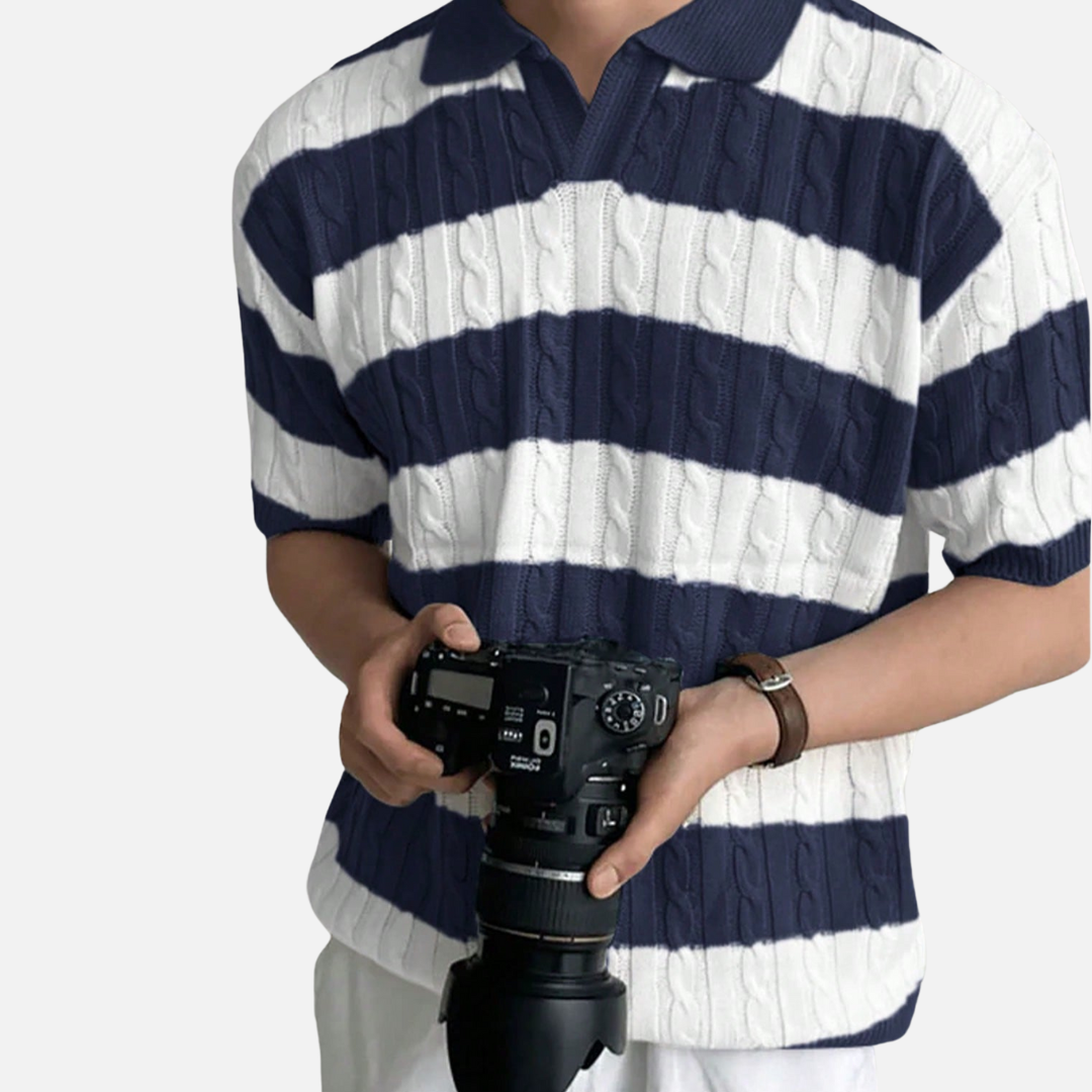 Avero AV73 – Polo Rayado para Hombre