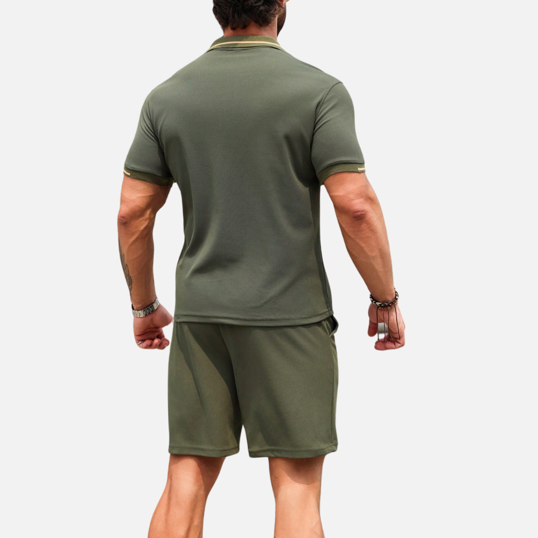 Avero AV24 – Conjunto Polo y Short para Hombre