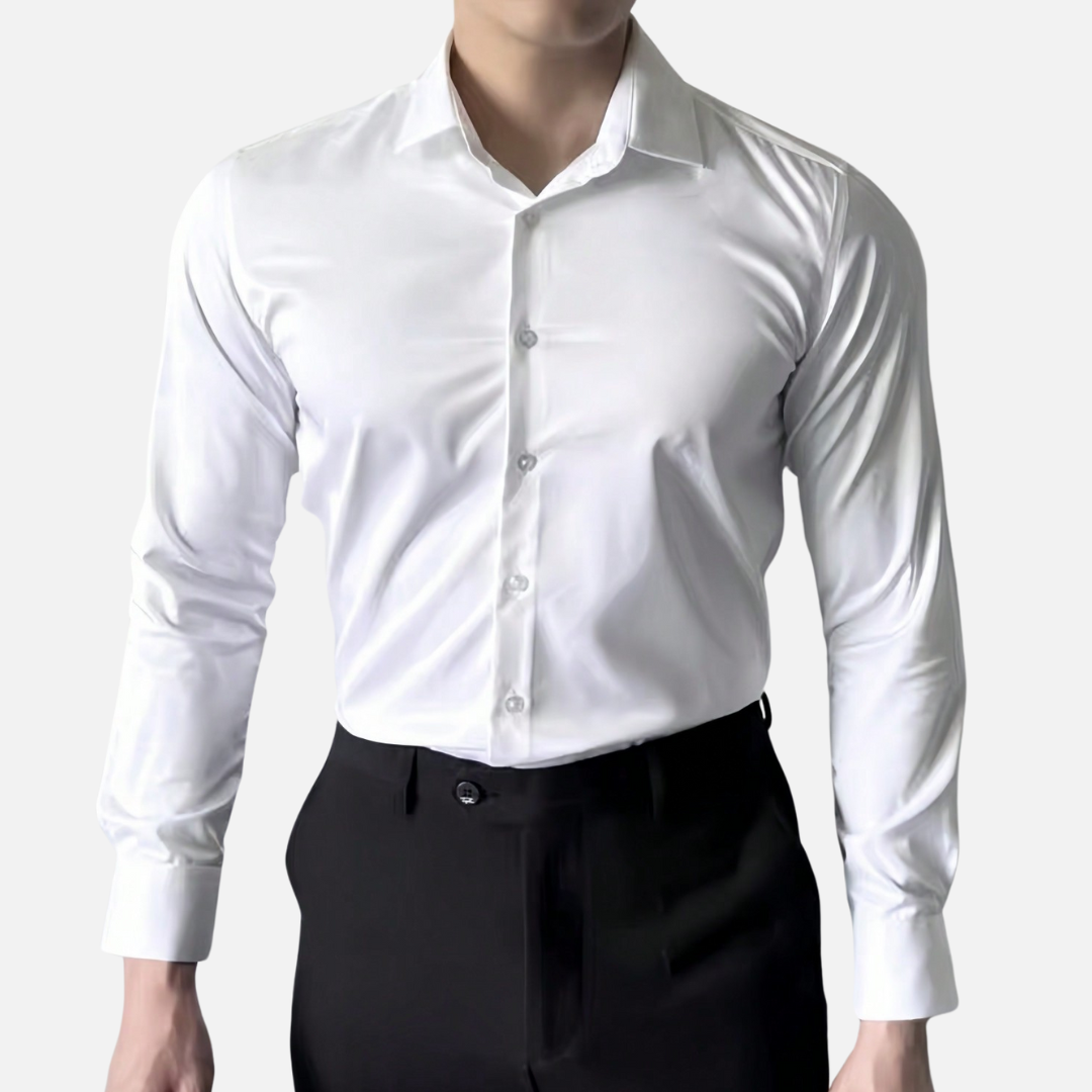 Avero AV83 – Camisa Formal de Manga Larga para Hombre