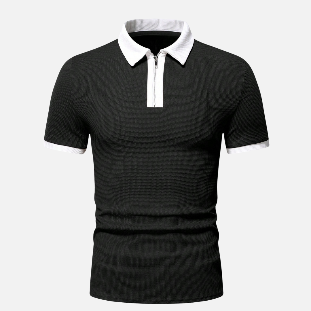 Avero AV90 – Polo con Cierre 1/4 para Hombre