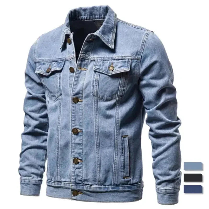 Campera de Jean Slim para Hombre