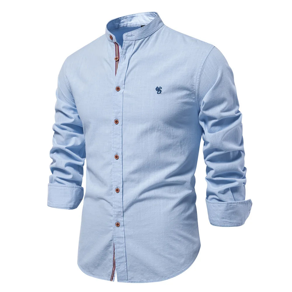 Camisa Social de Hombre Manga Larga