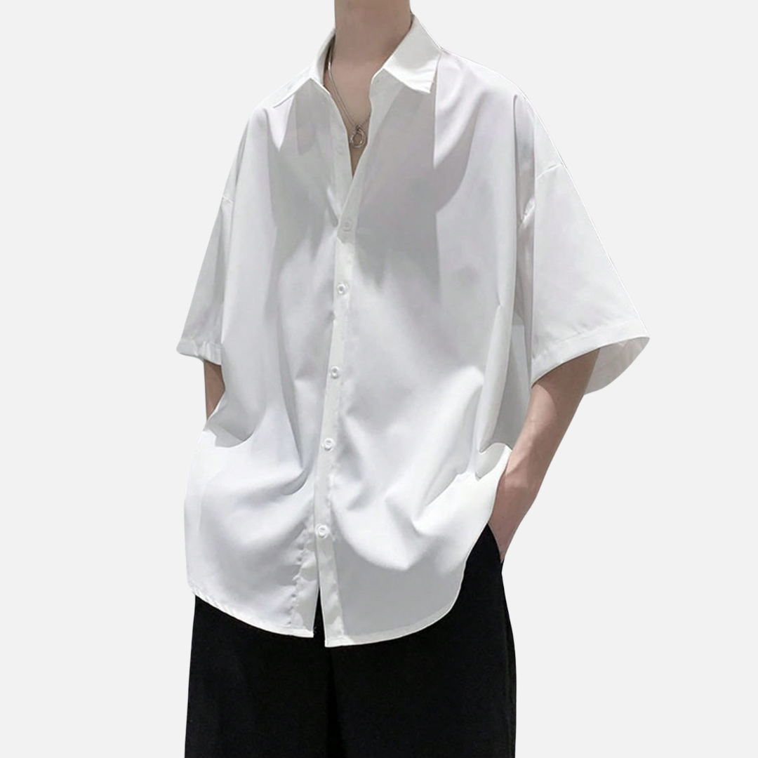 Avero AV66 – Camisa Casual Oversize para Hombre