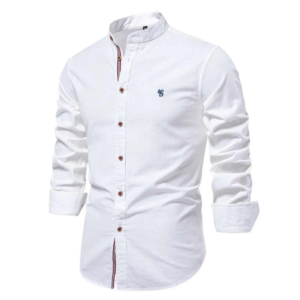 Camisa Social de Hombre Manga Larga