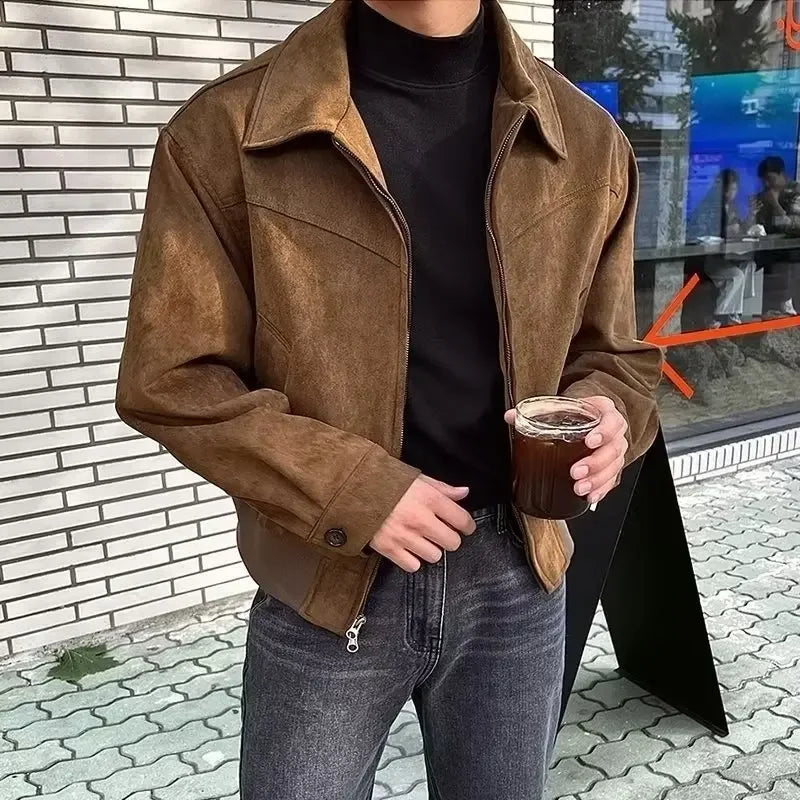 Campera Masculina Casual Vintage