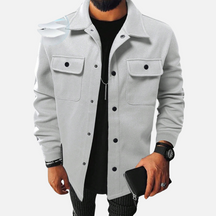 Campera Masculina Abotonada – Estilo Clásico con Toque Contemporáneo