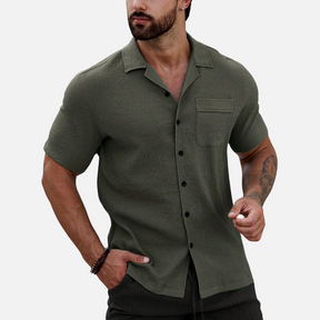 Avero AV64 Men’s Short-Sleeve Shirt with Front Pockets
