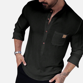 Avero AV155 – Camisa Casual de Manga Larga para Hombre