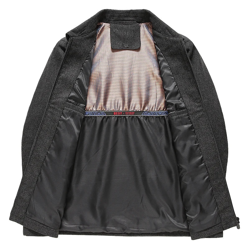 Campera Masculina de Poliéster Convencional