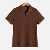 Avero AV23 – Polo Tejido Waffle para Hombre