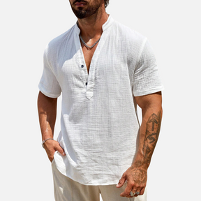 Avero AV88 – Camisa Popover Relaxed Fit para Hombre