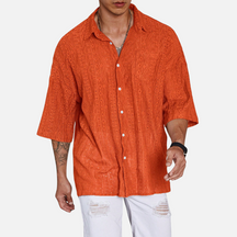 Avero AV19 – Camisa Casual Oversize para Hombre