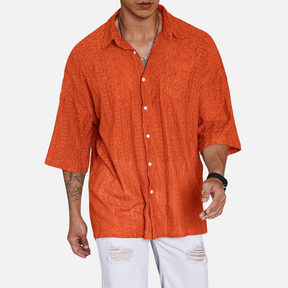 Avero AV19 – Camisa Casual Oversize para Hombre