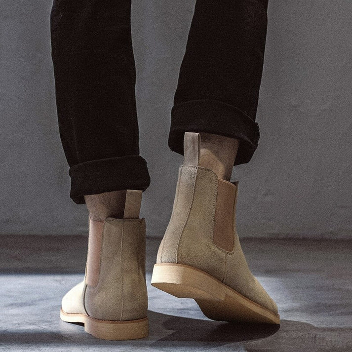 Avero AV249 – Botas Chelsea de Cuero para Hombre