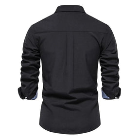 Camisa Social de Hombre Manga Larga Oxford