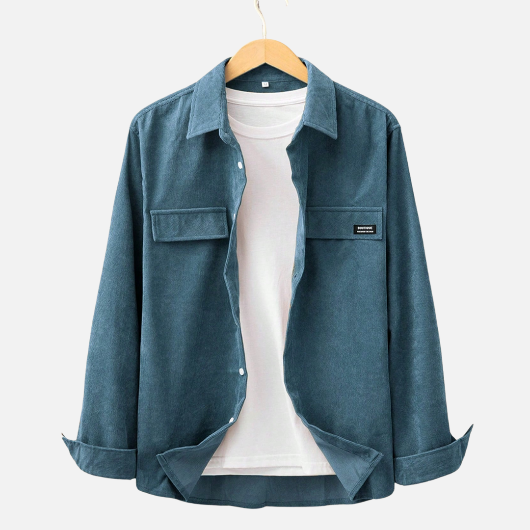 Avero AV85 – Camisa Casual de Manga Larga para Hombre