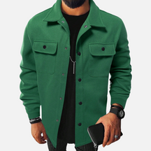 Campera Masculina Abotonada – Estilo Clásico con Toque Contemporáneo