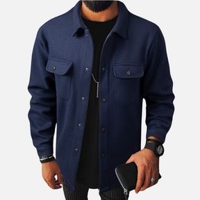 Campera Masculina Abotonada – Estilo Clásico con Toque Contemporáneo