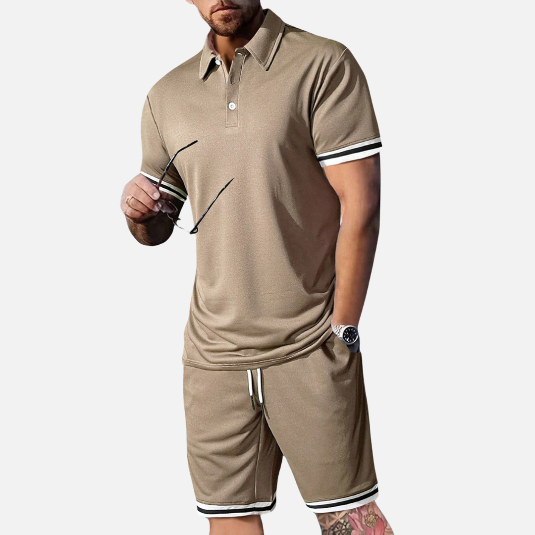 Avero AV40 – Conjunto Polo y Short para Hombre