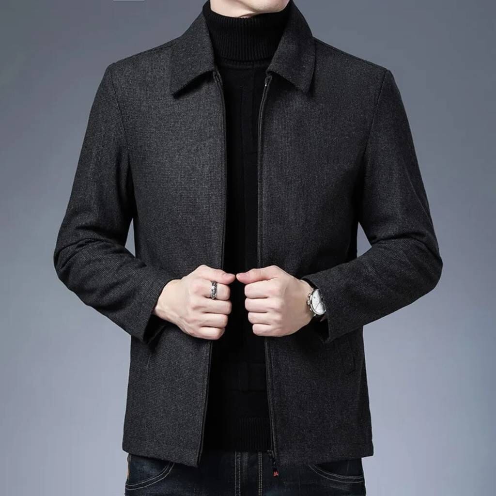 Campera Masculina de Poliéster Convencional