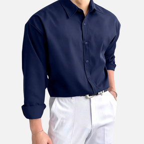 Avero AV83 – Camisa Formal de Manga Larga para Hombre