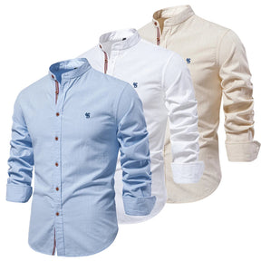 Camisa Social de Hombre Manga Larga