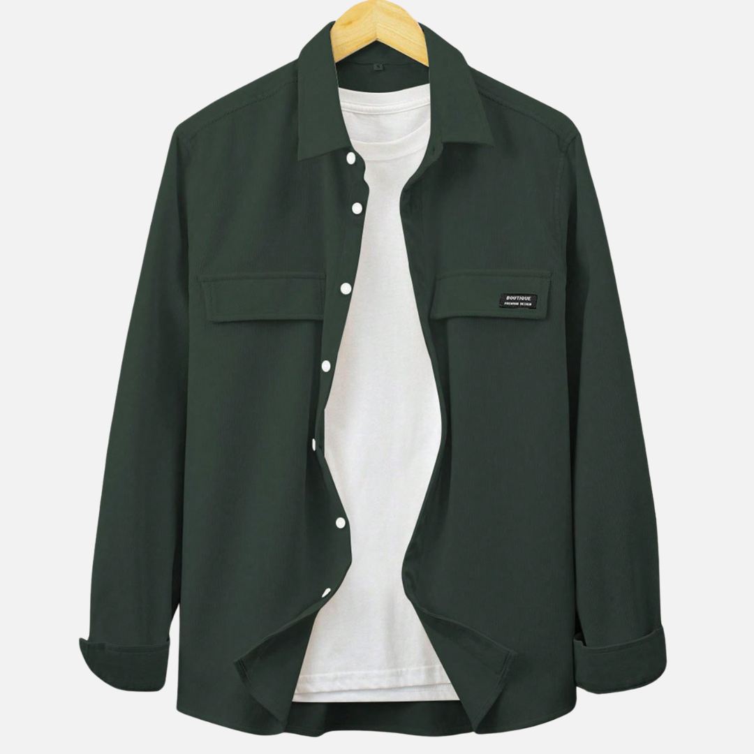 Avero AV85 – Camisa Casual de Manga Larga para Hombre