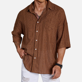 Avero AV19 – Camisa Casual Oversize para Hombre