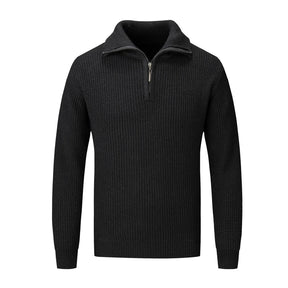 Suéter Masculino con Cuello y Cierre