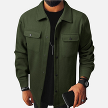 Campera Masculina Abotonada – Estilo Clásico con Toque Contemporáneo