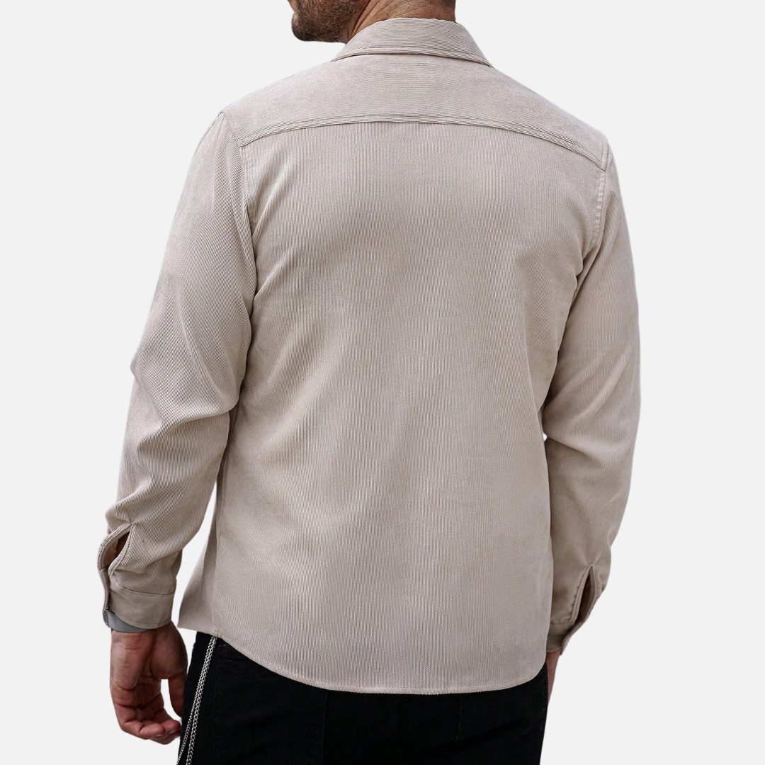 Avero AV85 – Camisa Casual de Manga Larga para Hombre