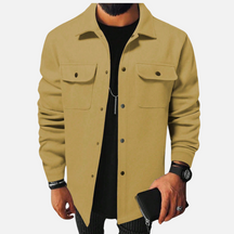Campera Masculina Abotonada – Estilo Clásico con Toque Contemporáneo