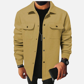 Campera Masculina Abotonada – Estilo Clásico con Toque Contemporáneo