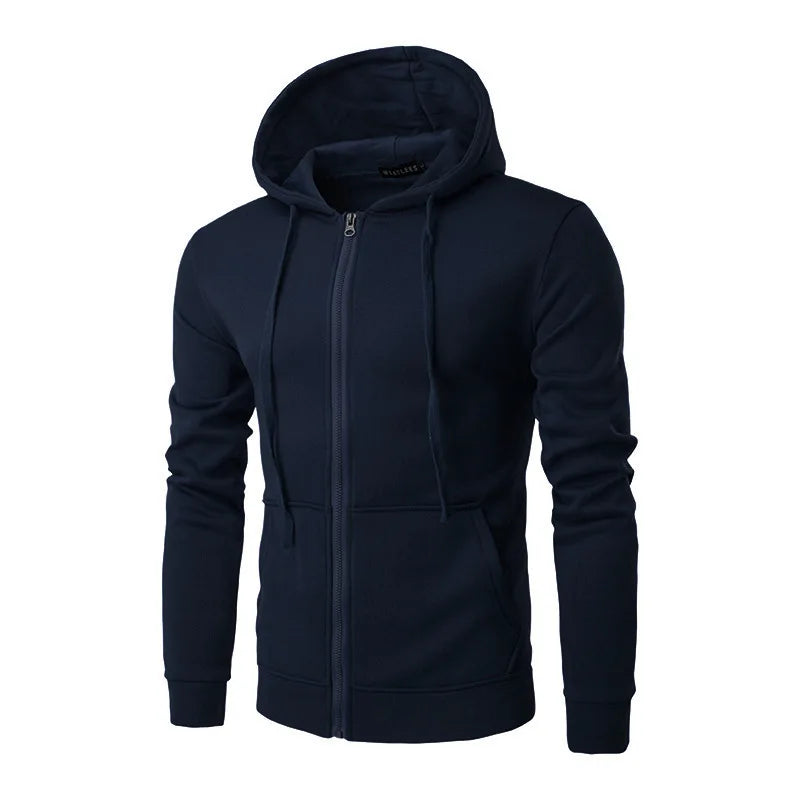 Buzo Masculino con Cierre Slim