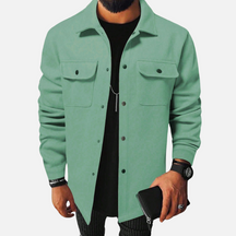Campera Masculina Abotonada – Estilo Clásico con Toque Contemporáneo