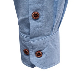Camisa Social de Hombre Manga Larga