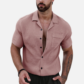 Avero AV64 Men’s Short-Sleeve Shirt with Front Pockets