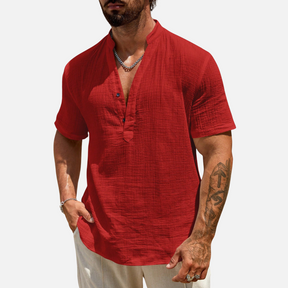 Avero AV88 – Camisa Popover Relaxed Fit para Hombre