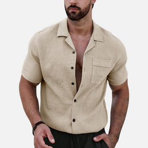 Avero AV64 Men’s Short-Sleeve Shirt with Front Pockets