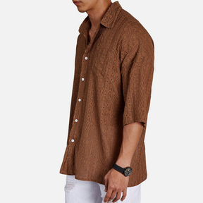 Avero AV19 – Camisa Casual Oversize para Hombre