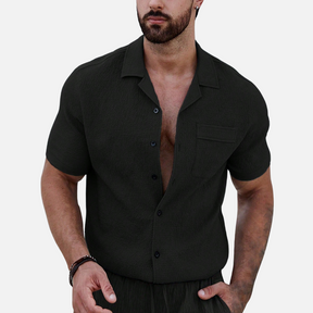 Avero AV64 Men’s Short-Sleeve Shirt with Front Pockets
