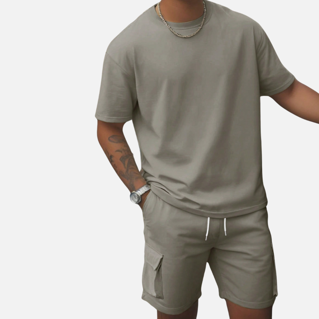 Conjunto Avero AV43 Remera y Short para Hombre