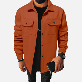Campera Masculina Abotonada – Estilo Clásico con Toque Contemporáneo