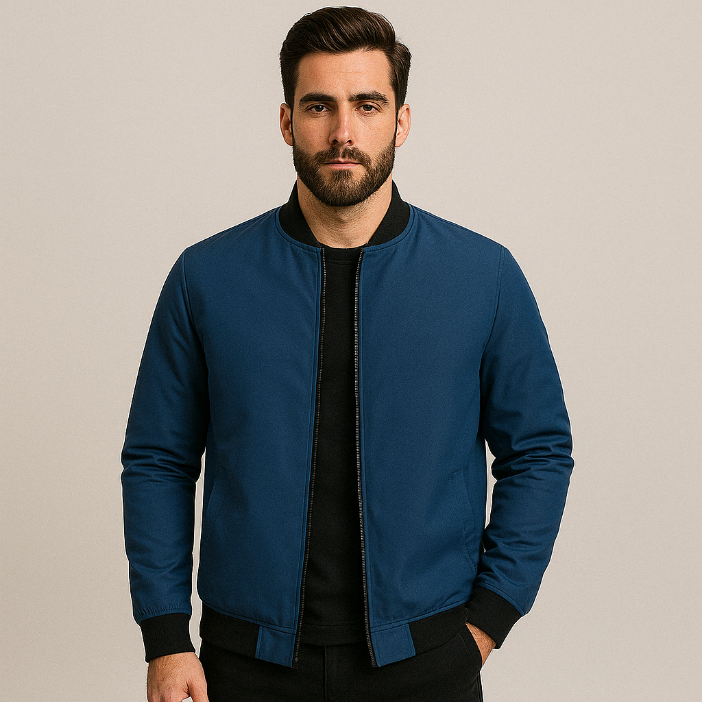 Campera Masculina Deportiva de Cuero – Estilo Atemporal y Versatilidad