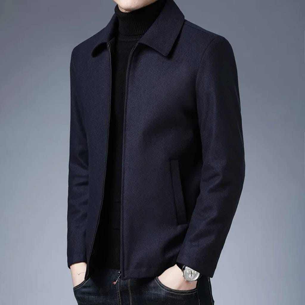 Campera Masculina de Poliéster Convencional