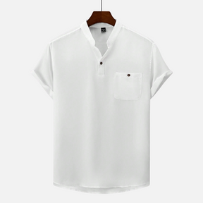Avero AV13 – Camisa Casual con Escote en V para Hombre