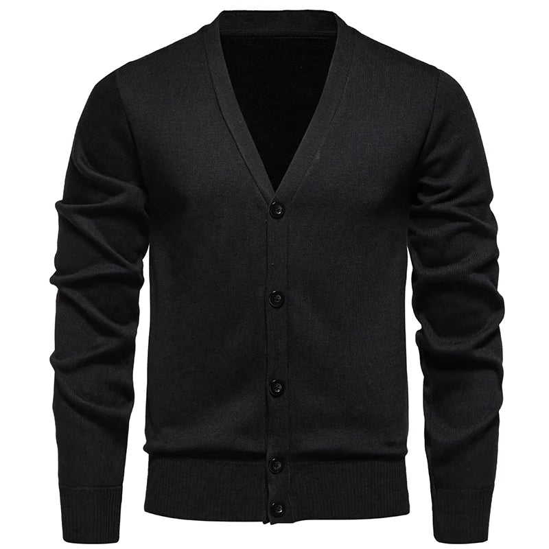 Suéter Masculino Cuello en V Cardigan