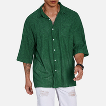 Avero AV19 – Camisa Casual Oversize para Hombre