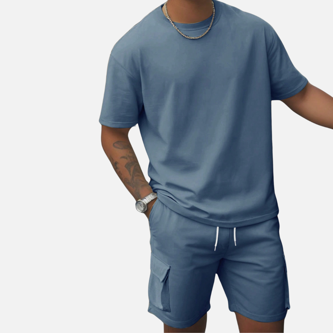 Conjunto Avero AV43 Remera y Short para Hombre